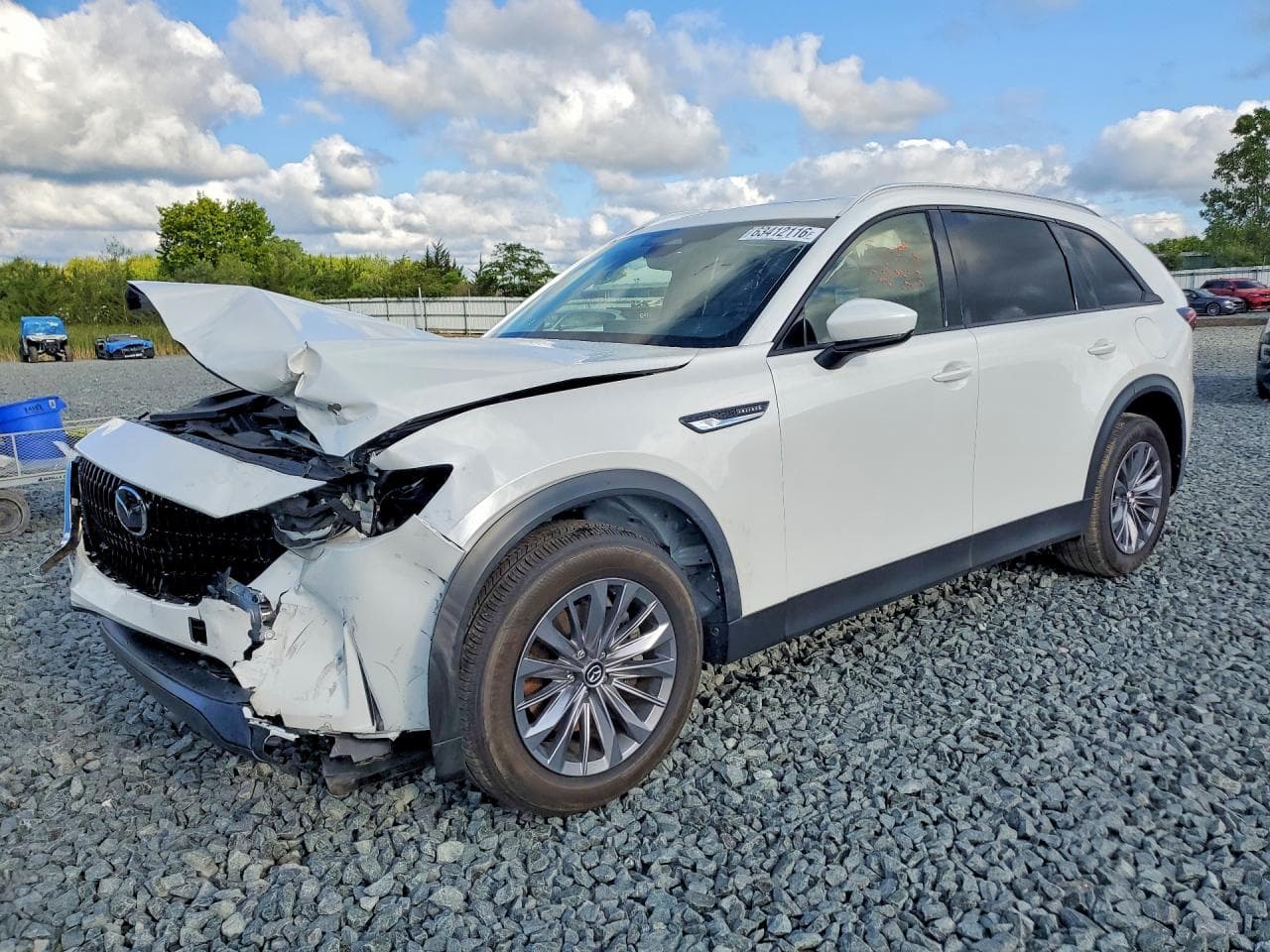2025 Mazda CX-90 — lot COPART #63412116, Avariat Față