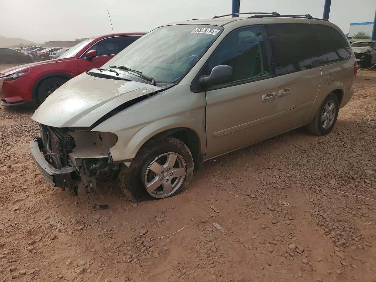 2005 Dodge Grand Caravan — lot COPART #62639706, Avariat Față