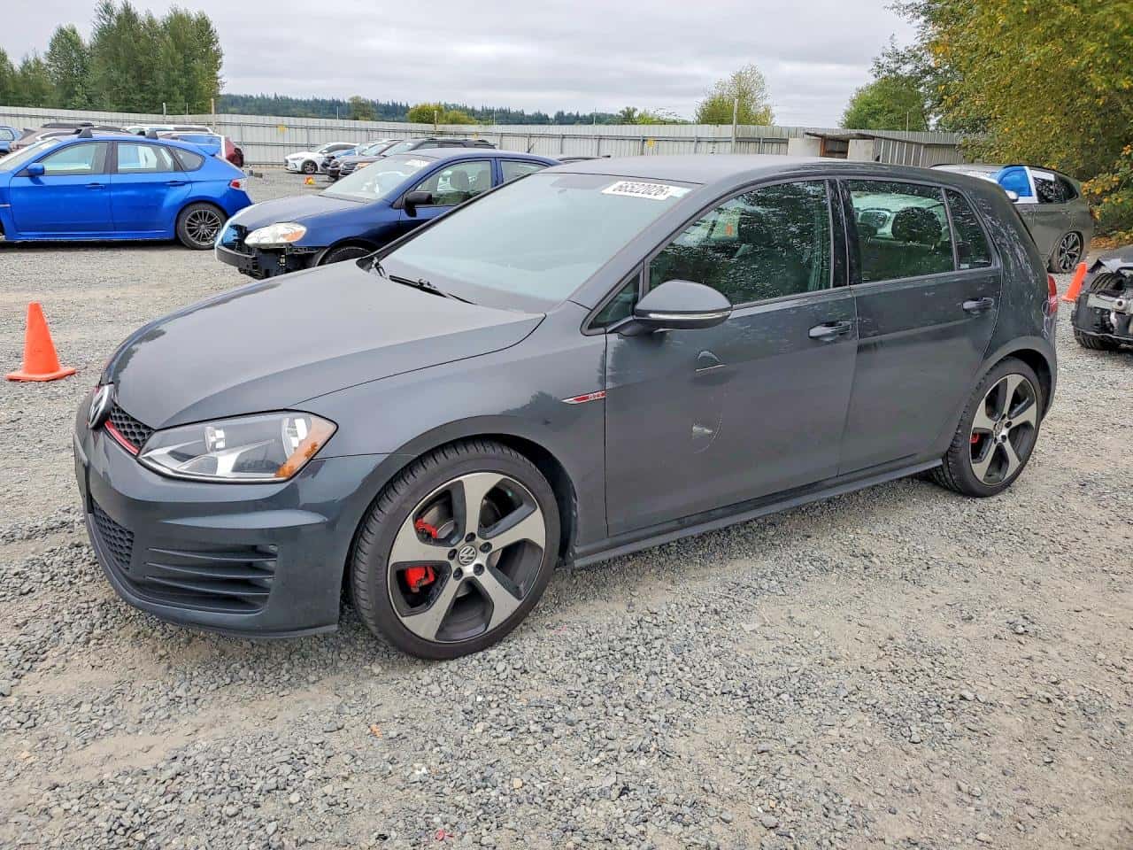2017 Volkswagen GTI — lot COPART #66522026, Avariat Lateral