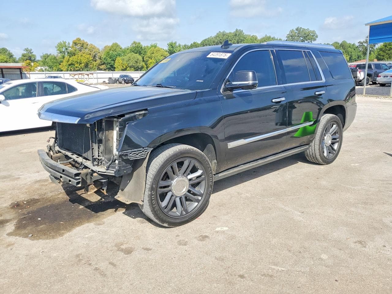 2017 Cadillac Escalade — lot COPART #64391876, Avariat Față
