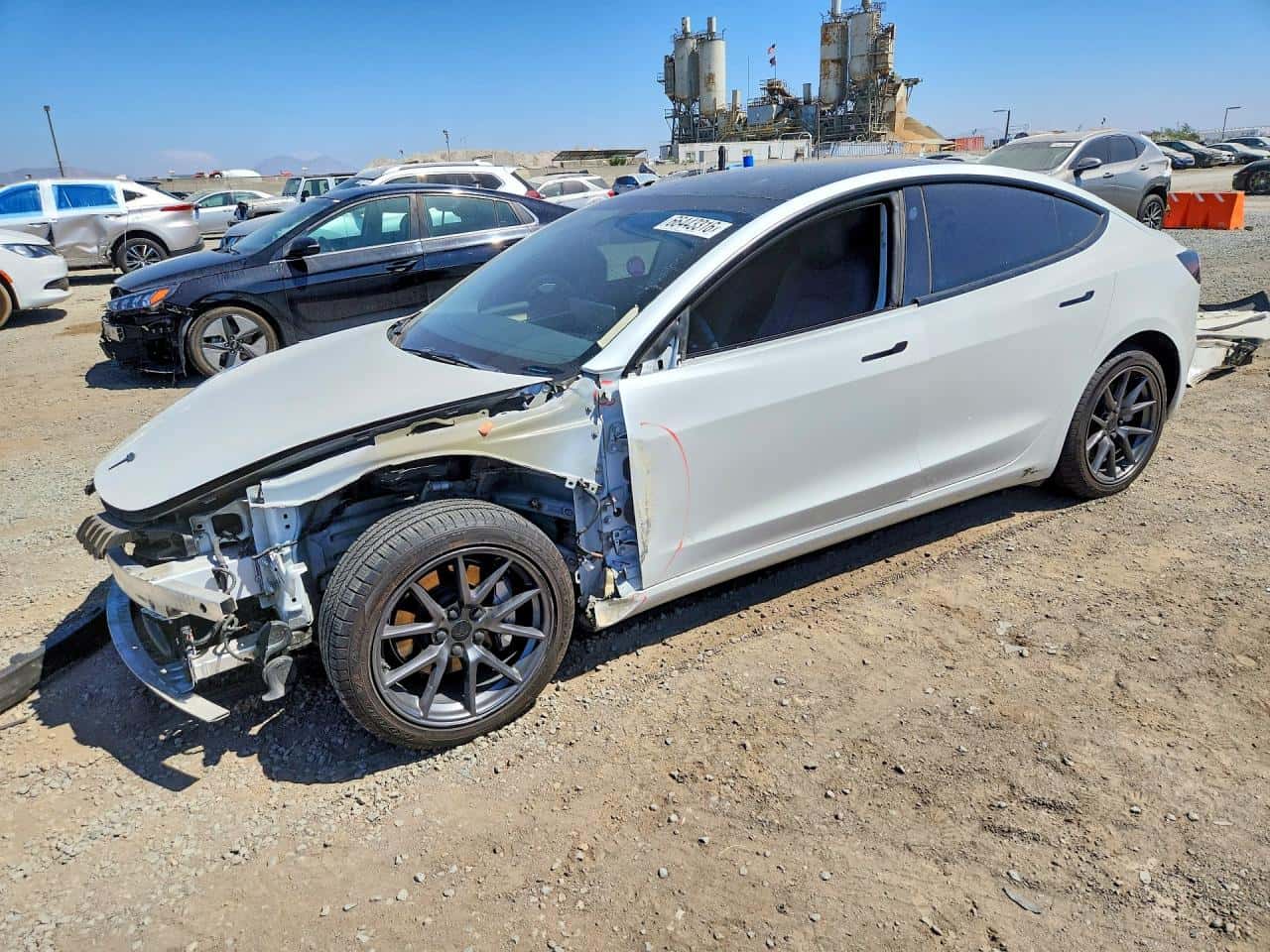 2023 Tesla Model 3 — lot COPART #66443316, Avariat Față