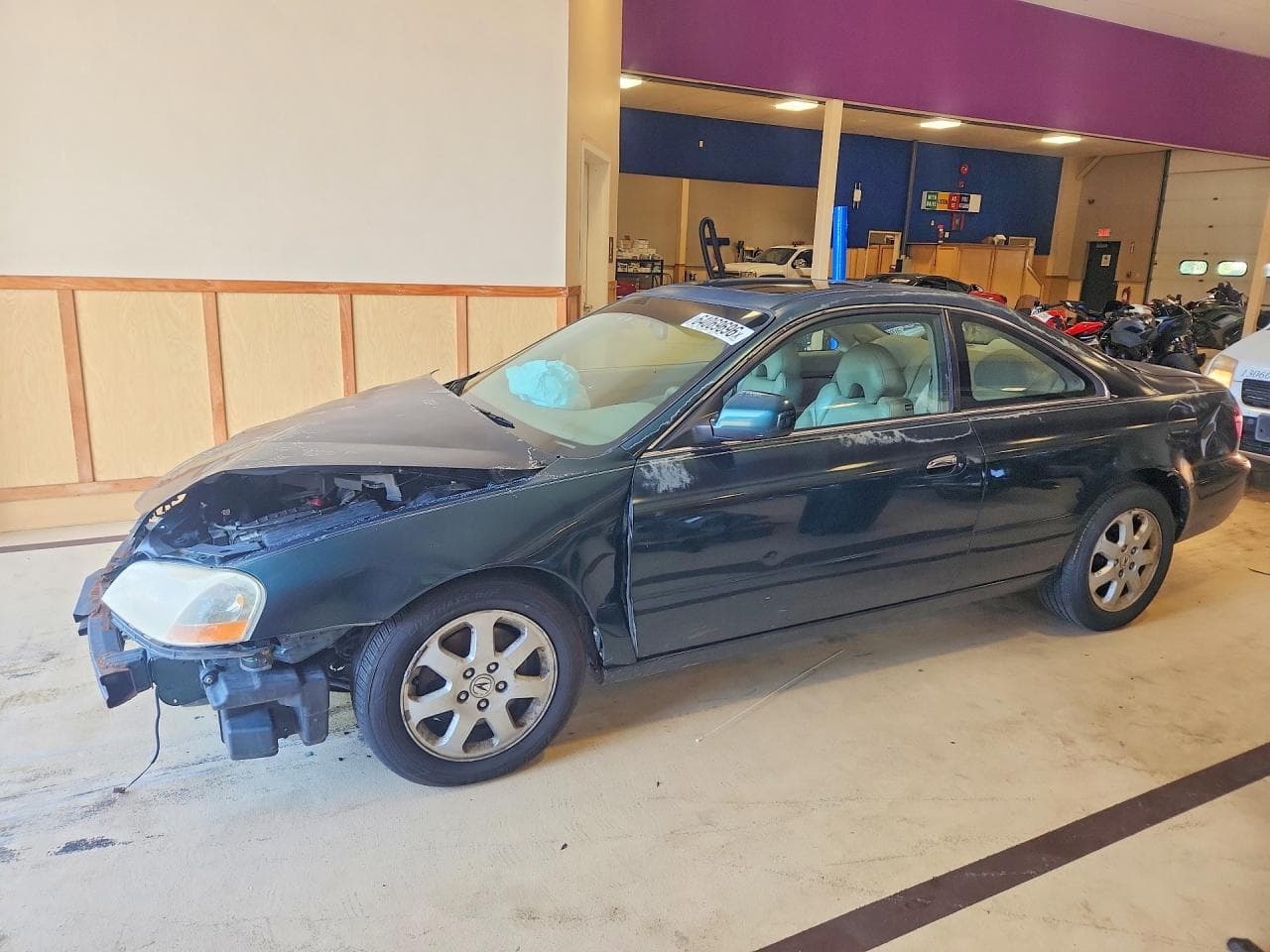 2001 Acura CL — lot COPART #64069696, Avariat Față