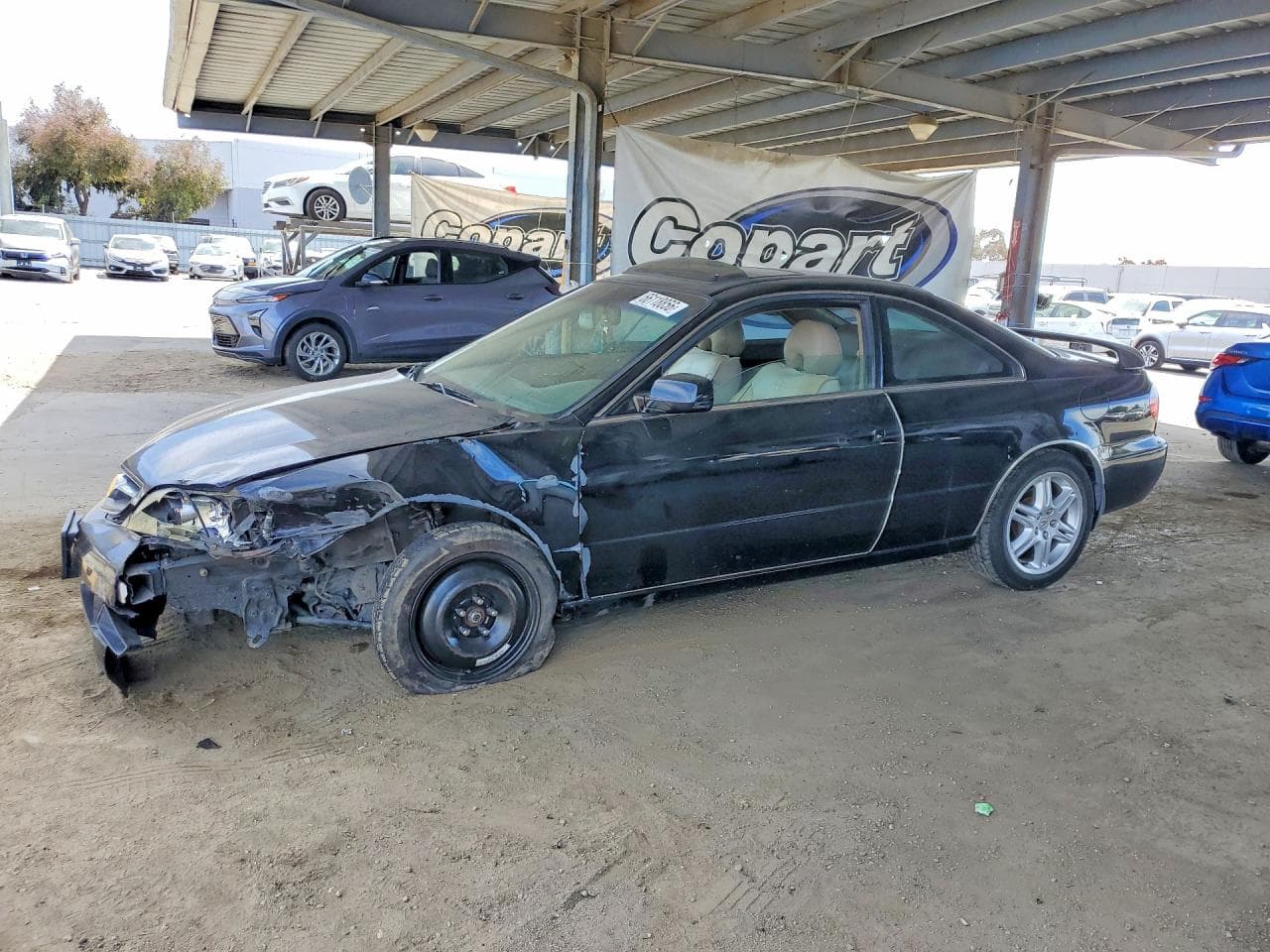 2003 Acura CL — lot COPART #66118856, Avariat Față