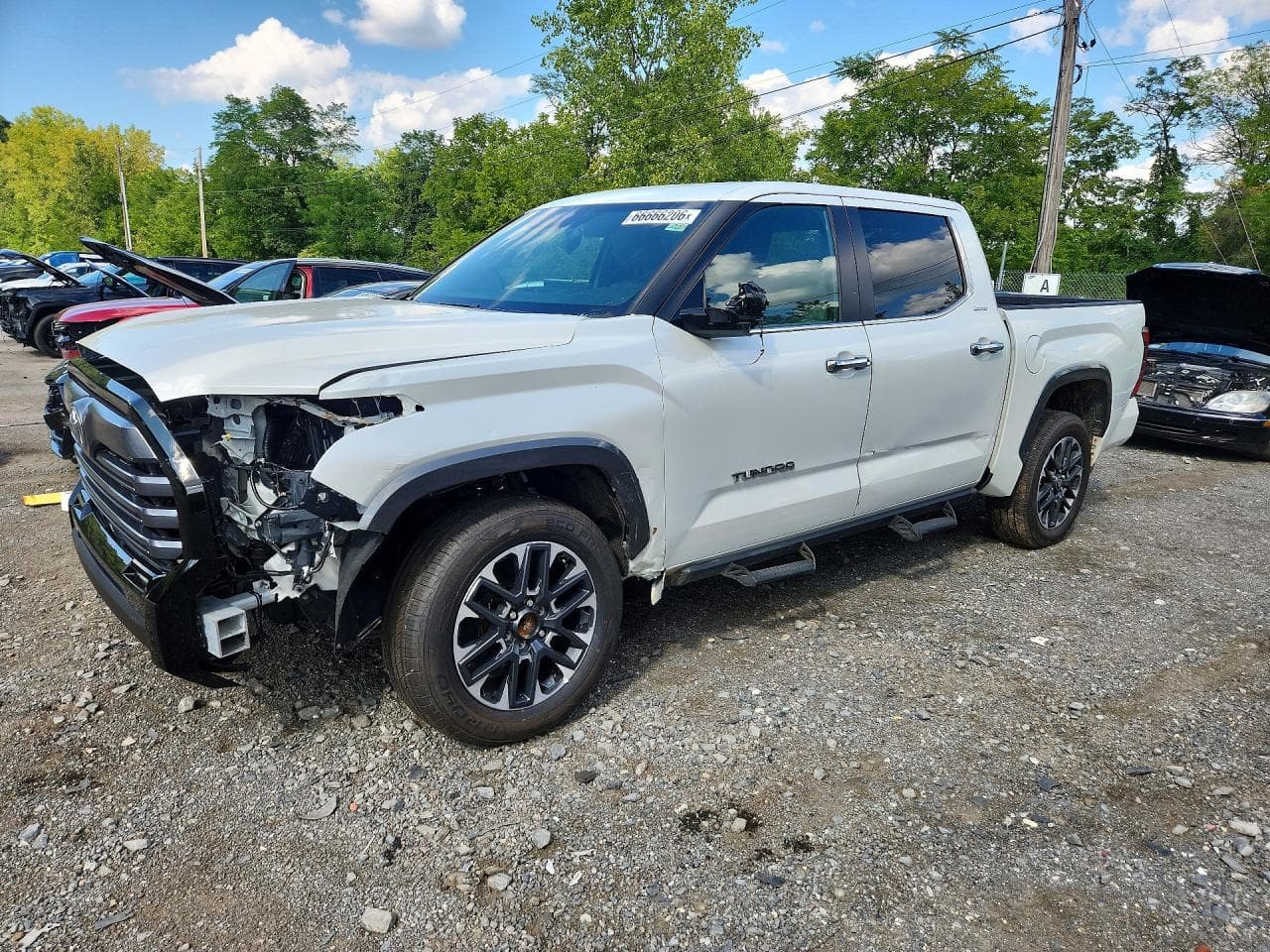 2025 Toyota Tundra — lot COPART #66666206, Avariat Față