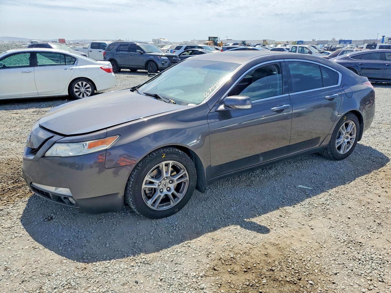 2009 Acura TL — lot COPART #66744536, Avariat Față