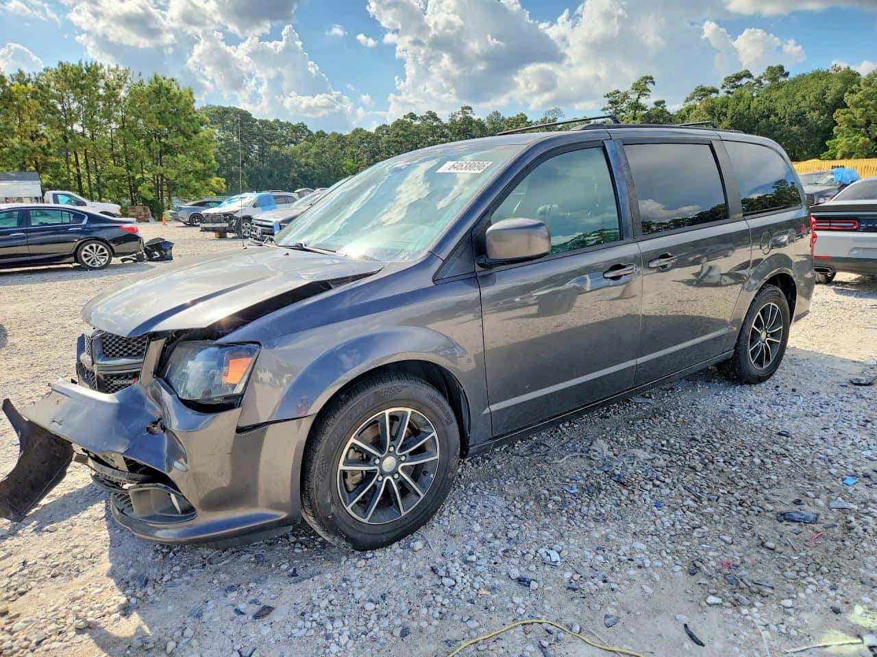 2018 Dodge Caravan — lot COPART #64638696, Avariat Față