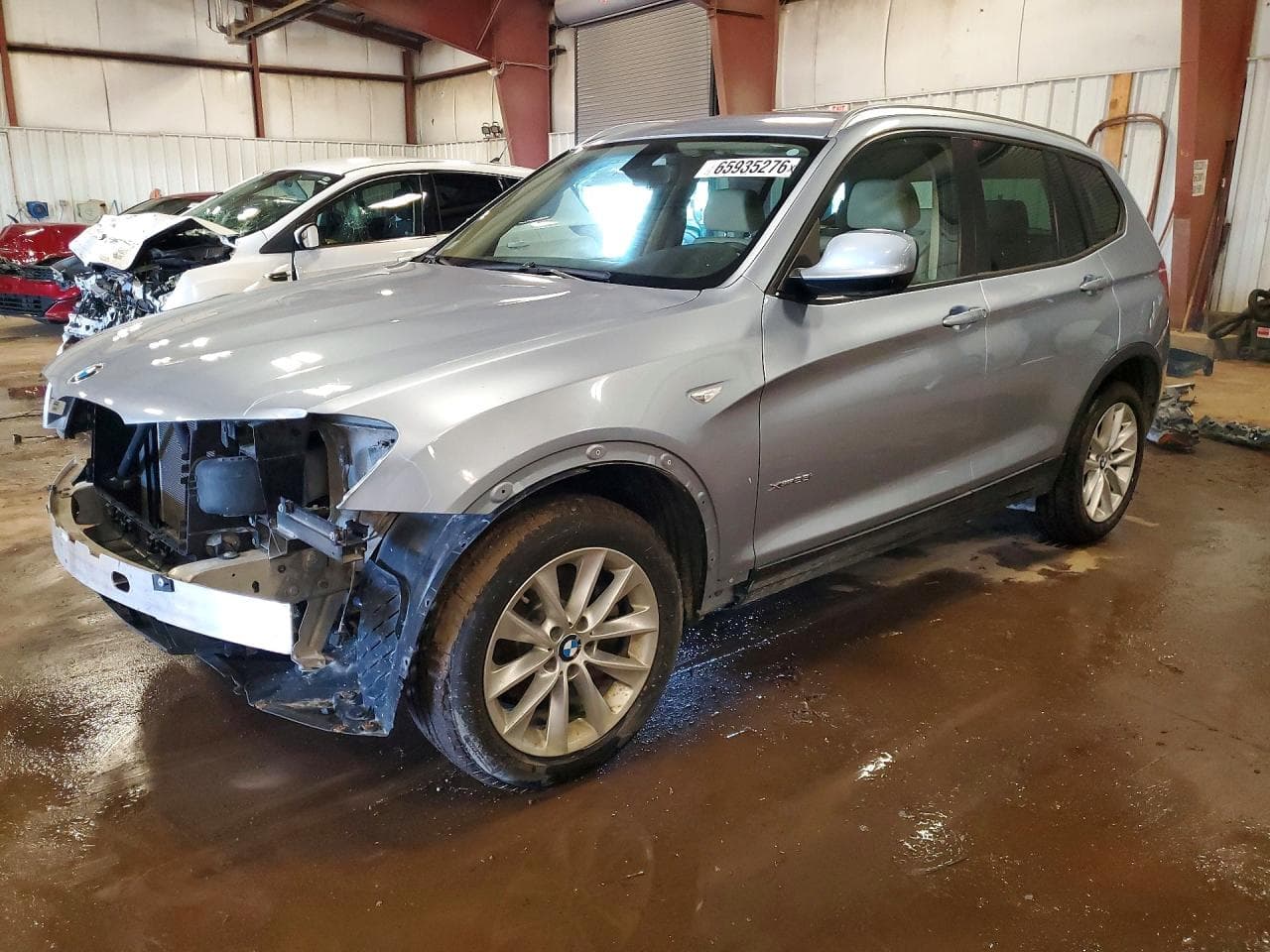 2013 BMW X3 — lot COPART #65935276, Avariat Față