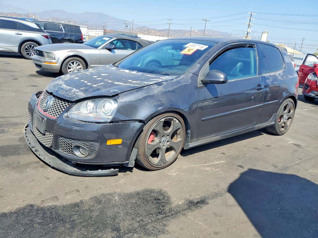 2007 Volkswagen GTI — lot COPART #63807116, Avariat Față