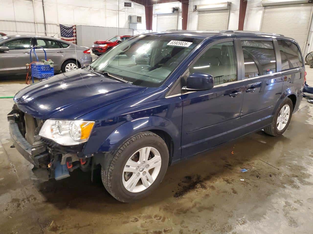 2012 Dodge Grand Caravan — lot COPART #65909826, Avariat Față