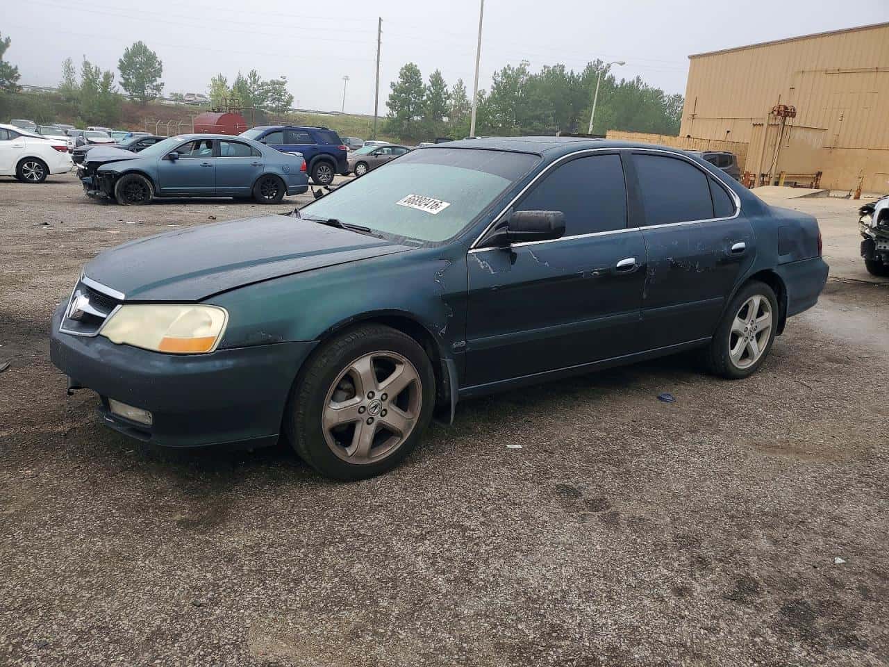 2002 Acura TL — lot COPART #66892416, Avariat Față