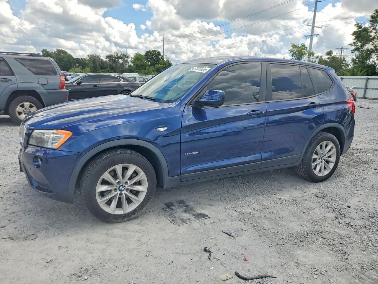 2013 BMW X3 — lot COPART #67137826, Avariat Față