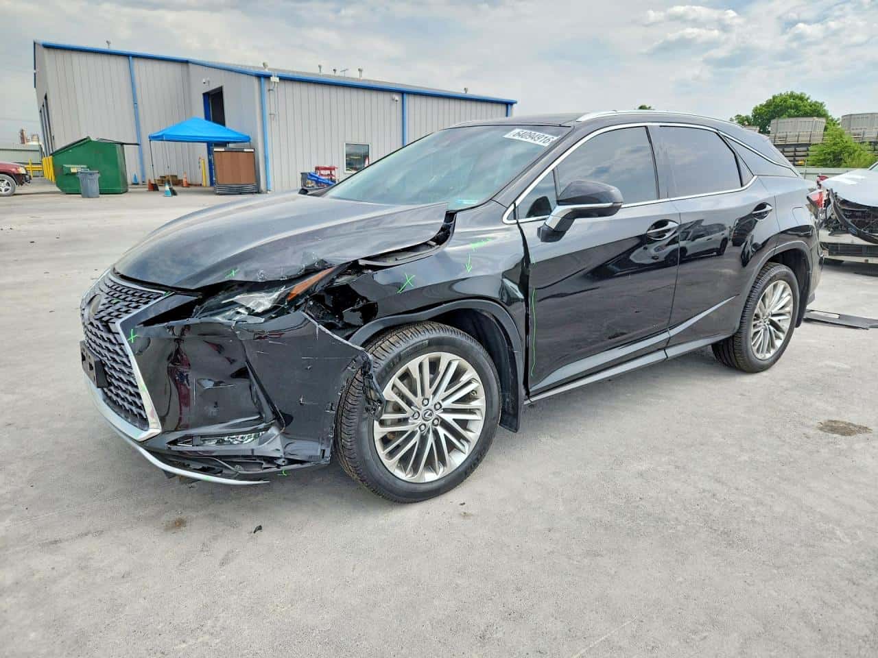 2020 Lexus RX — lot COPART #64094916, Avariat Față