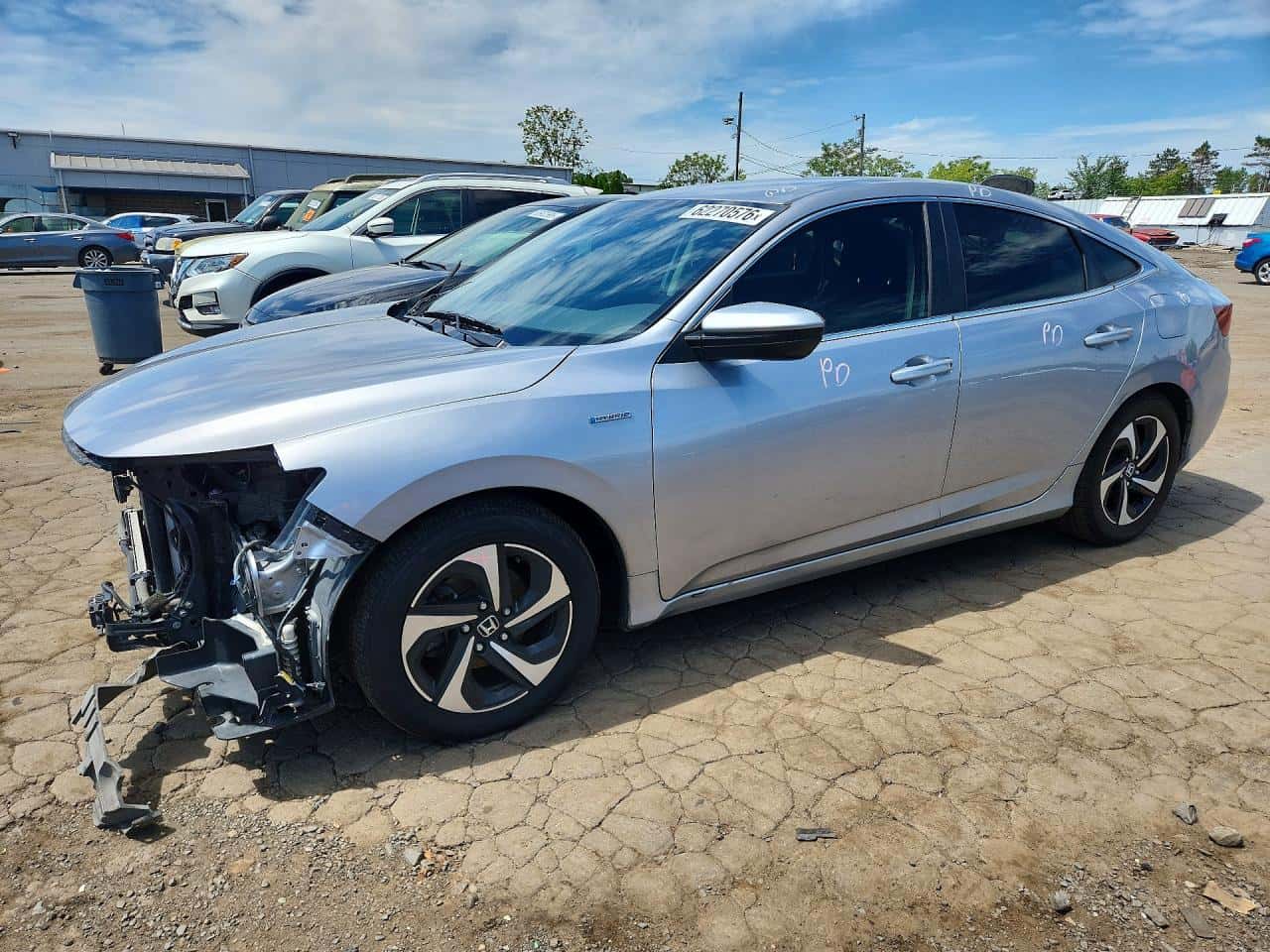 2021 Honda Insight — lot COPART #62270576, Avariat Față