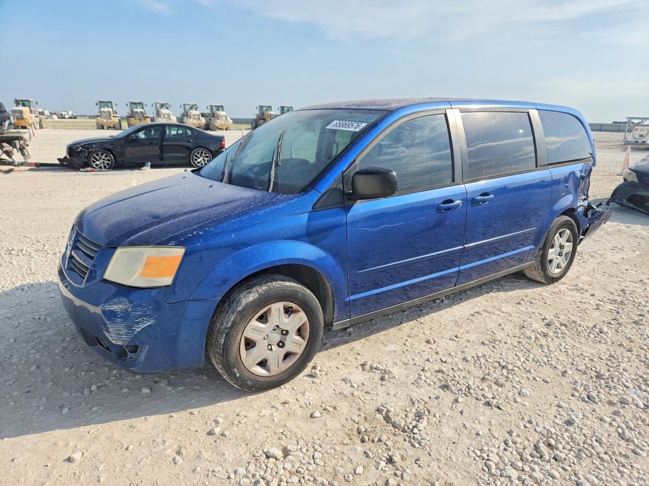 2010 Dodge Caravan — lot COPART #65869576, Avariat Spate