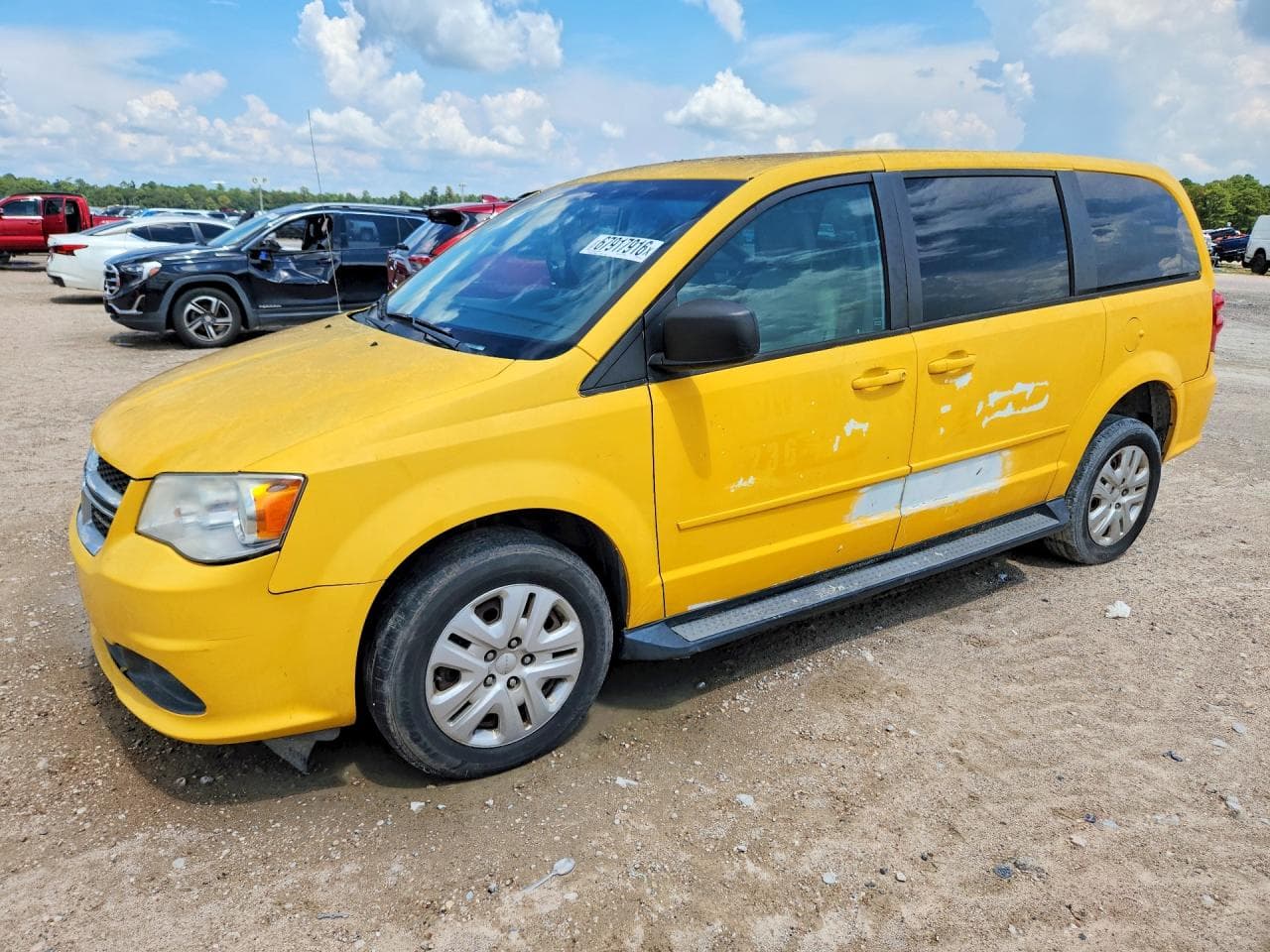 2016 Dodge Caravan — lot COPART #67917916, Avariat Lateral