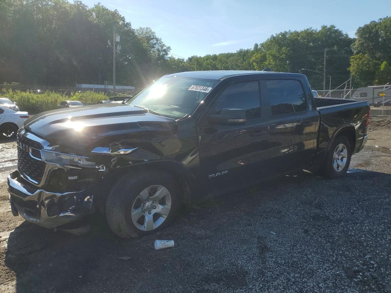 2025 Ram 1500 — lot COPART #67631346, Avariat Față