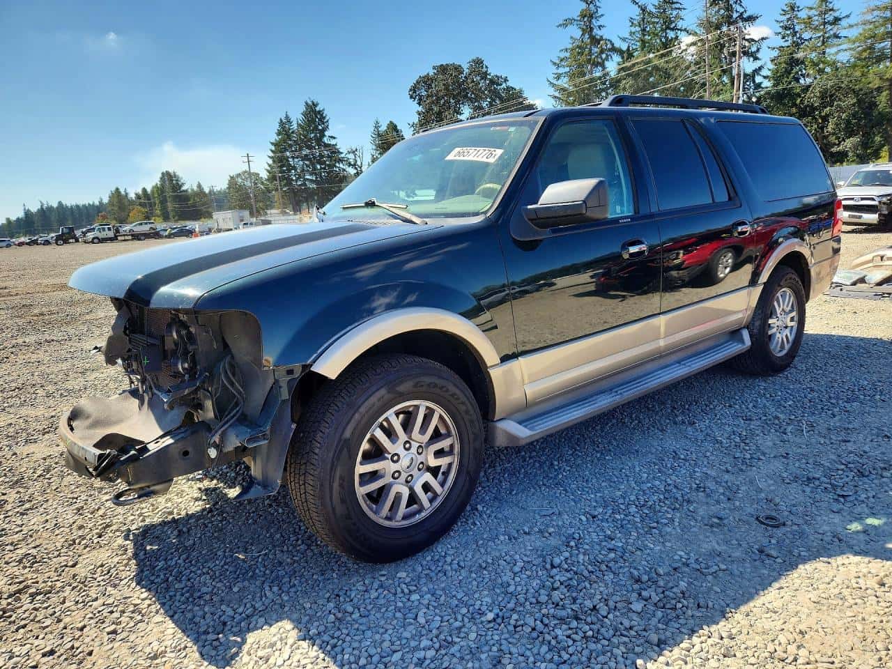 2013 Ford Expedition — lot COPART #66571776, Avariat Față