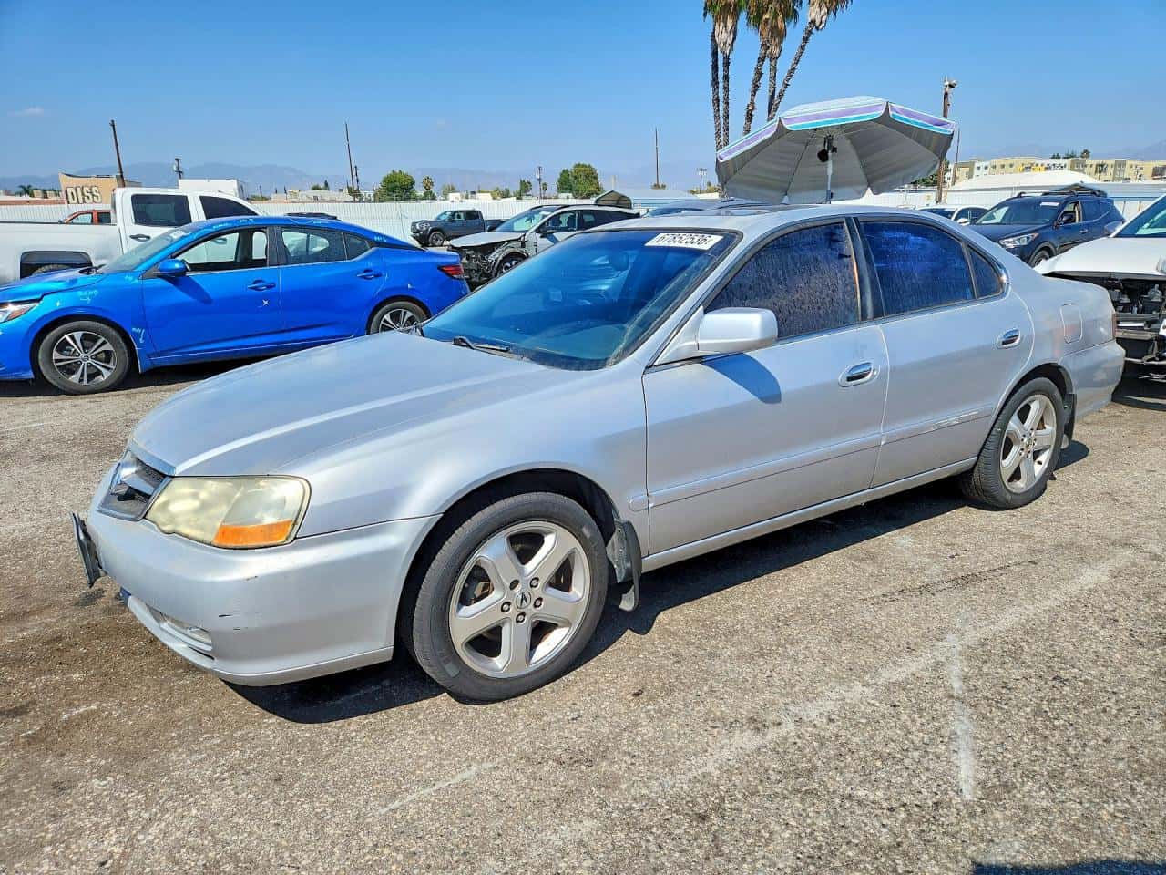 2003 Acura TL — lot COPART #67852536, Daune Minore