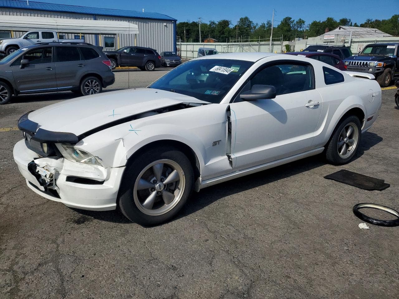 2006 Ford Mustang — lot COPART #60418946, Avariat Față
