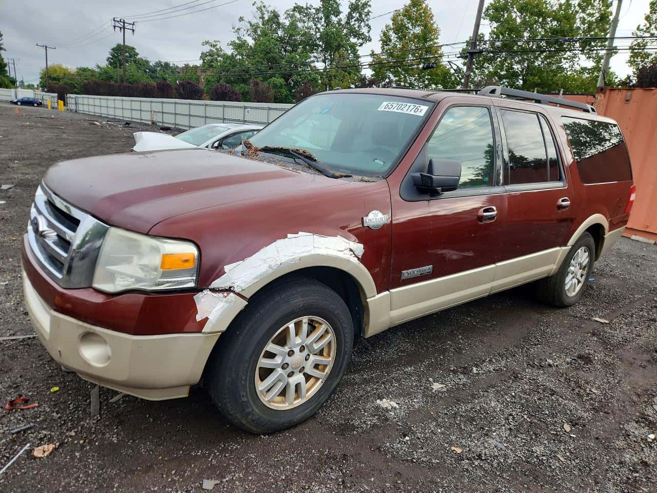 2008 Ford Expedition — lot COPART #65702176, Avariat Față