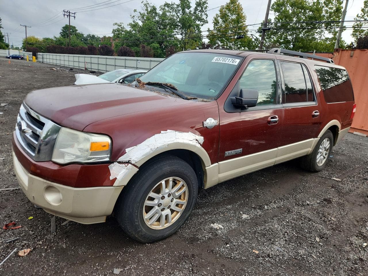 2008 Ford Expedition — lot COPART #65702176, Avariat Față