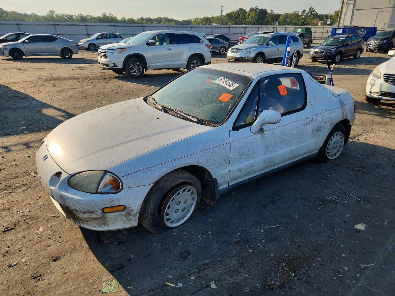 1994 Honda Civic — lot COPART #67155586, Avariat Față