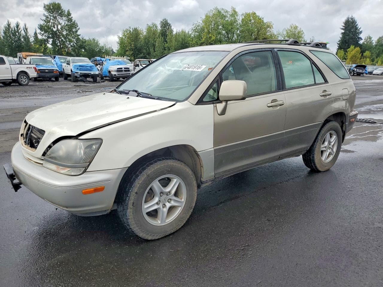 1998 Lexus RX — lot COPART #67401916, Avariat Față