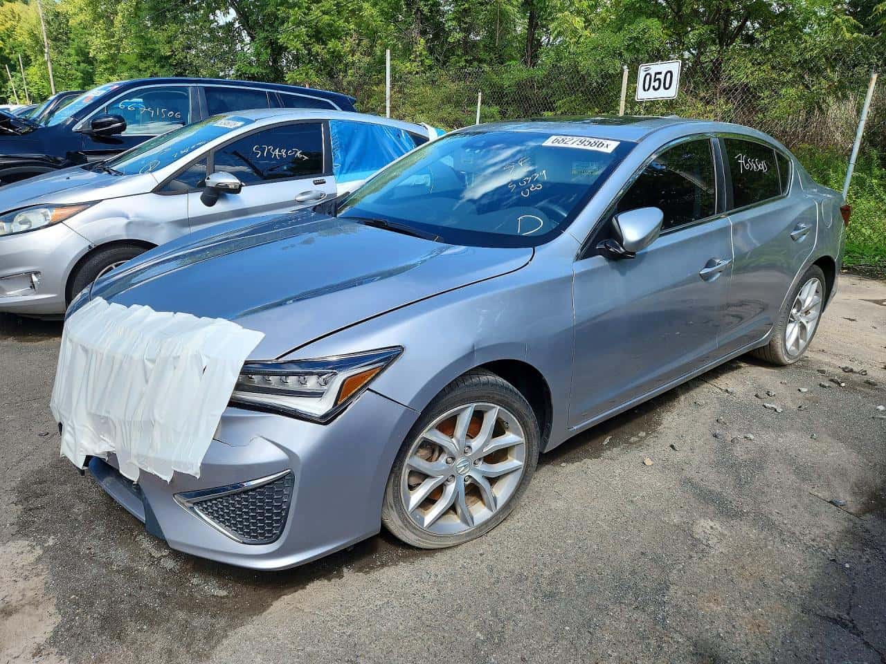 2020 Acura ILX — lot COPART #68279586, Avariat Față