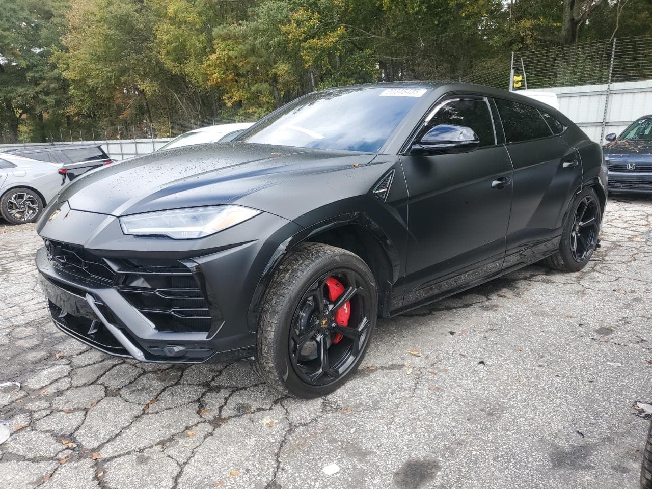 2022 Lamborghini Urus — lot COPART #90345435, Avariat Față
