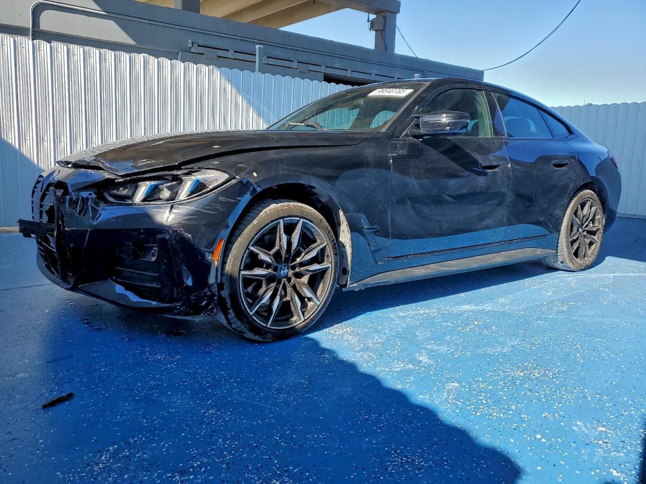 2025 BMW i4 — lot COPART #98040785, Avariat Față