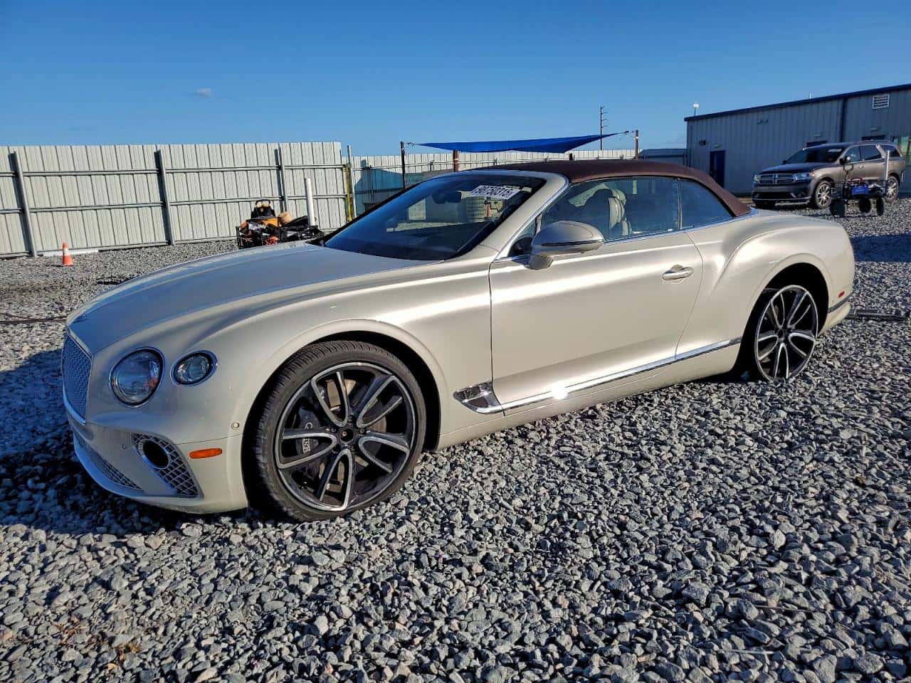2020 Bentley Continental — lot COPART #98750315, Avariat Lateral